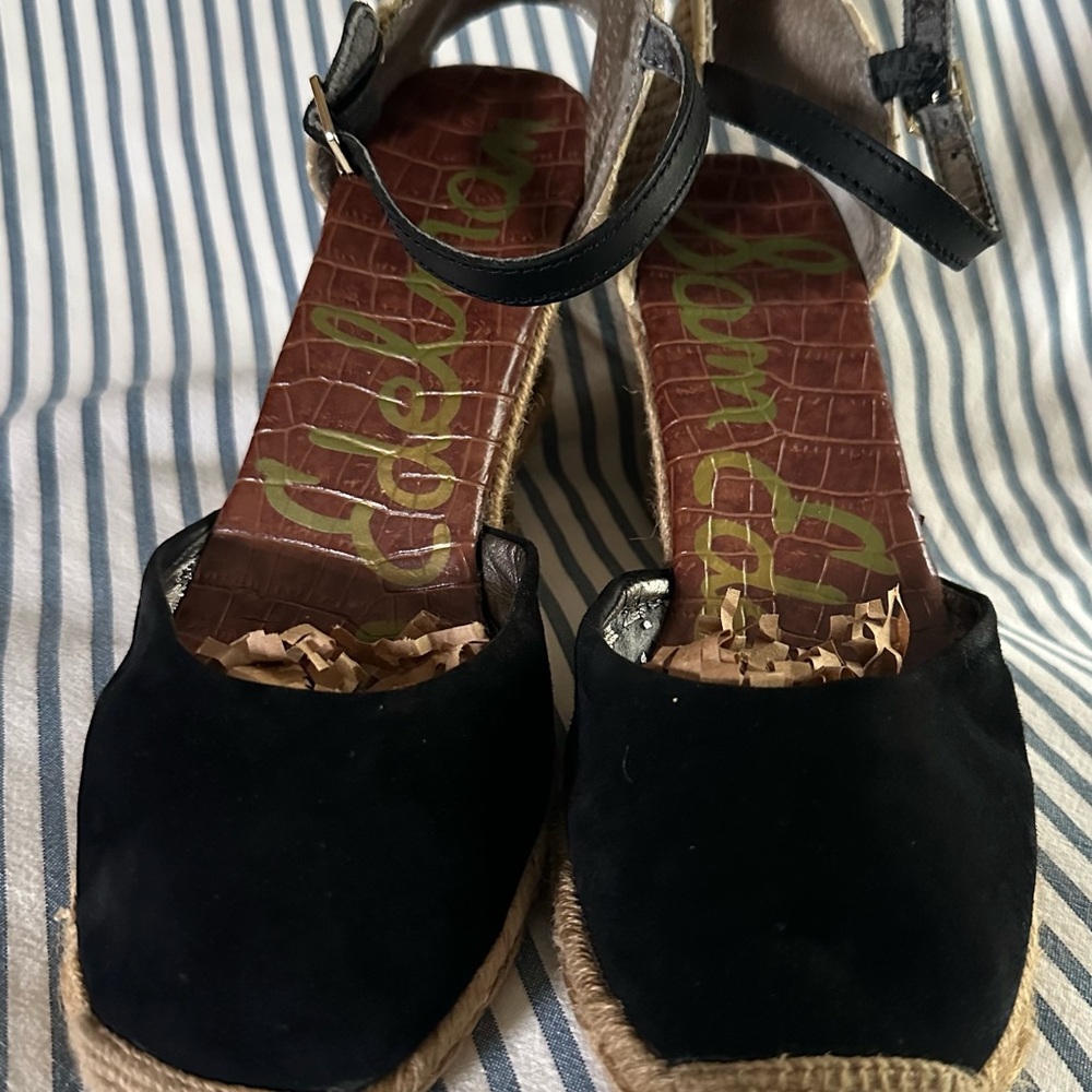 Sam Edelman Black Espadrilles